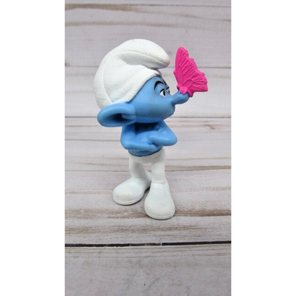 Lot of 9 The Smurfs 2011 McDonalds Happy Meal Toys Peyo Cake Toppers Figurines - Picture 6 of 16